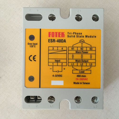 رله الکترونیکی ESR-40DA سه فاز موتوری فوتک